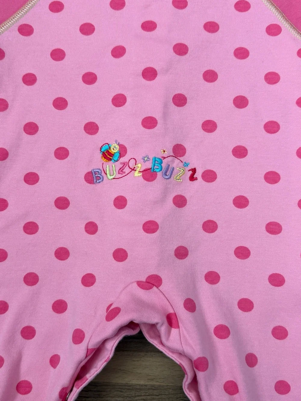 Y2K Lamaze Pink Polka Dot & Carter's Green Polka Dot Footie Bundle Size 3-6m